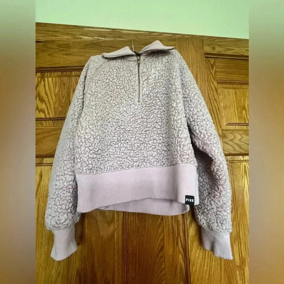 VS - Pink - Fleece - Quarter Zip - Picture 3 of 6